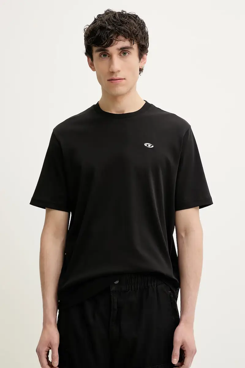 Diesel T-shirt Uomo Nero 3335676
