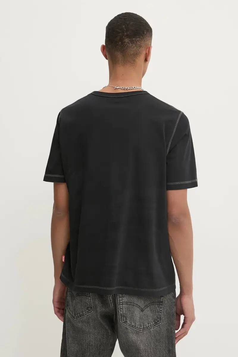 Diesel T-shirt Uomo Nero 3336080 miniatura 3