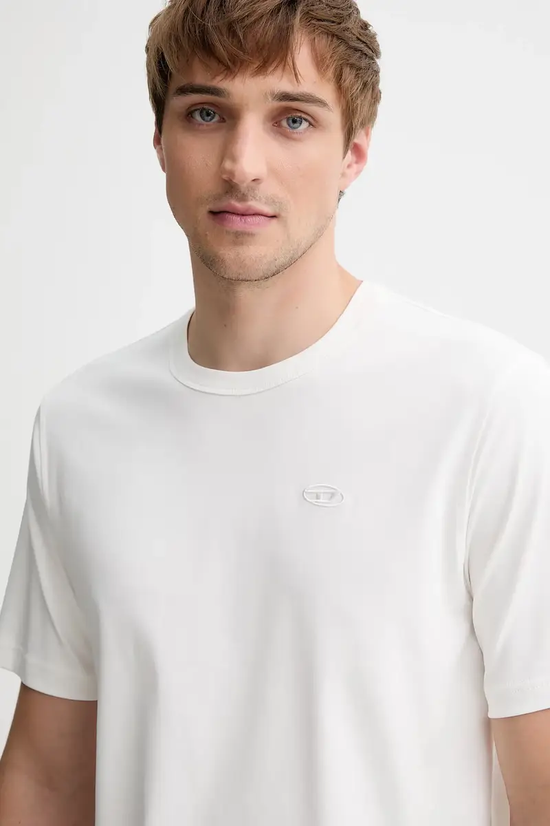 Diesel T-shirt Uomo Bianco 3242865 miniatura 4