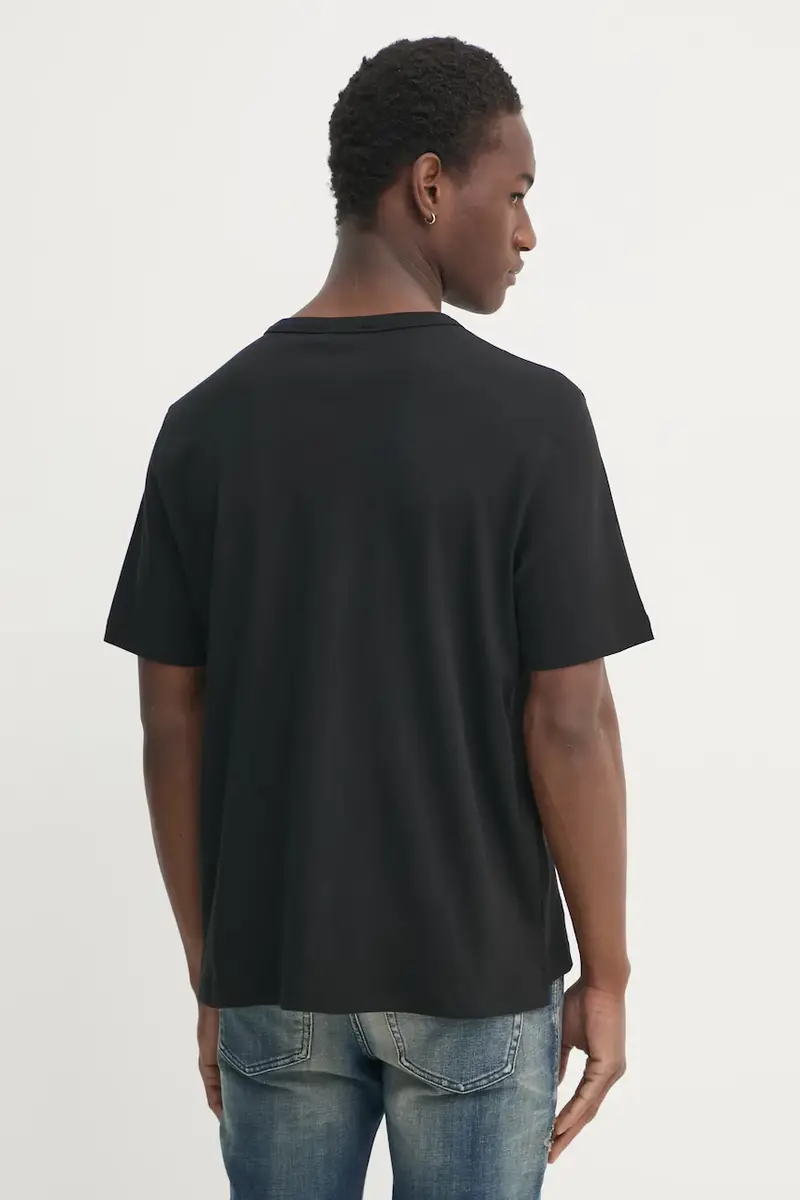 Diesel T-shirt Uomo Nero 3150458 miniatura 3