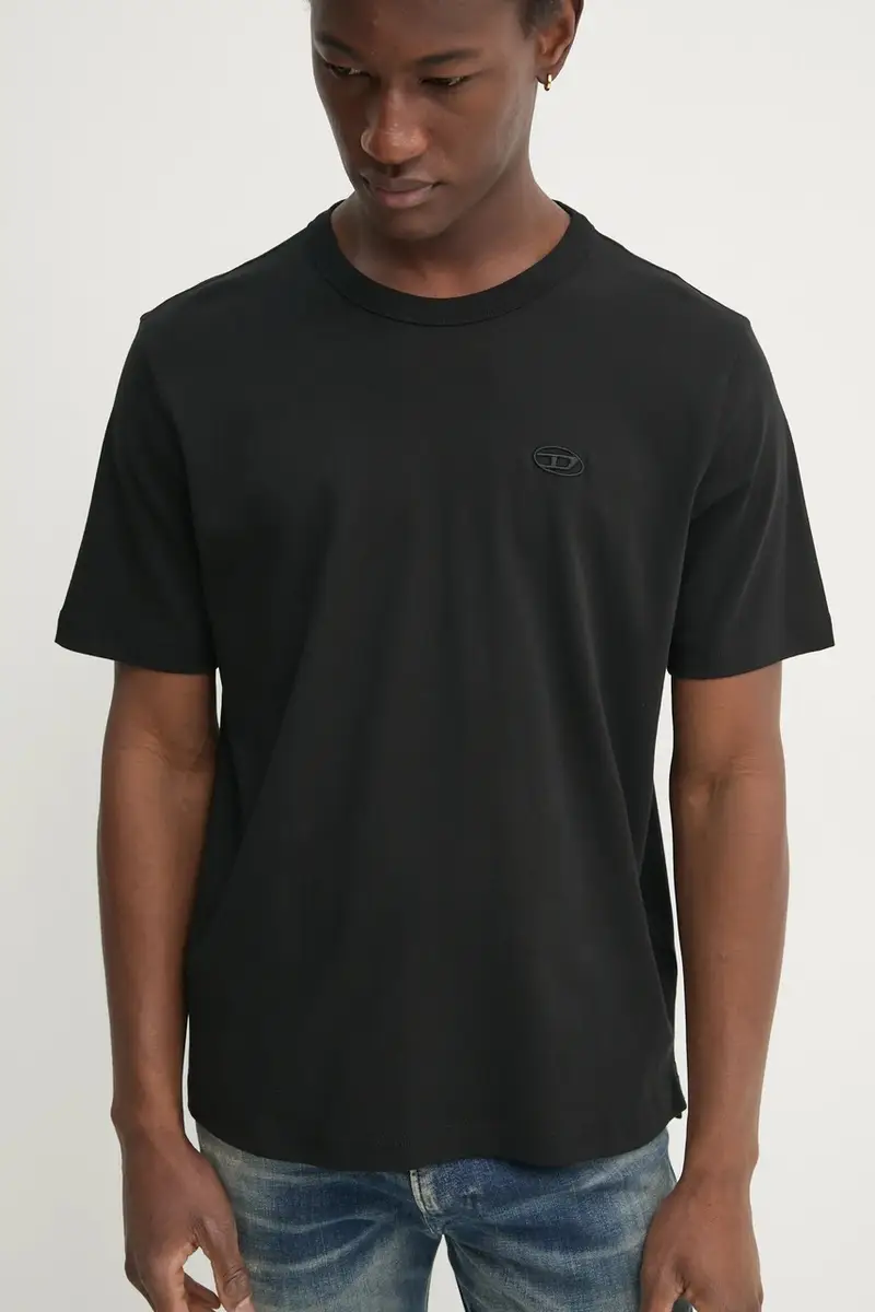 Diesel T-shirt Uomo Nero 3150458 miniatura 4
