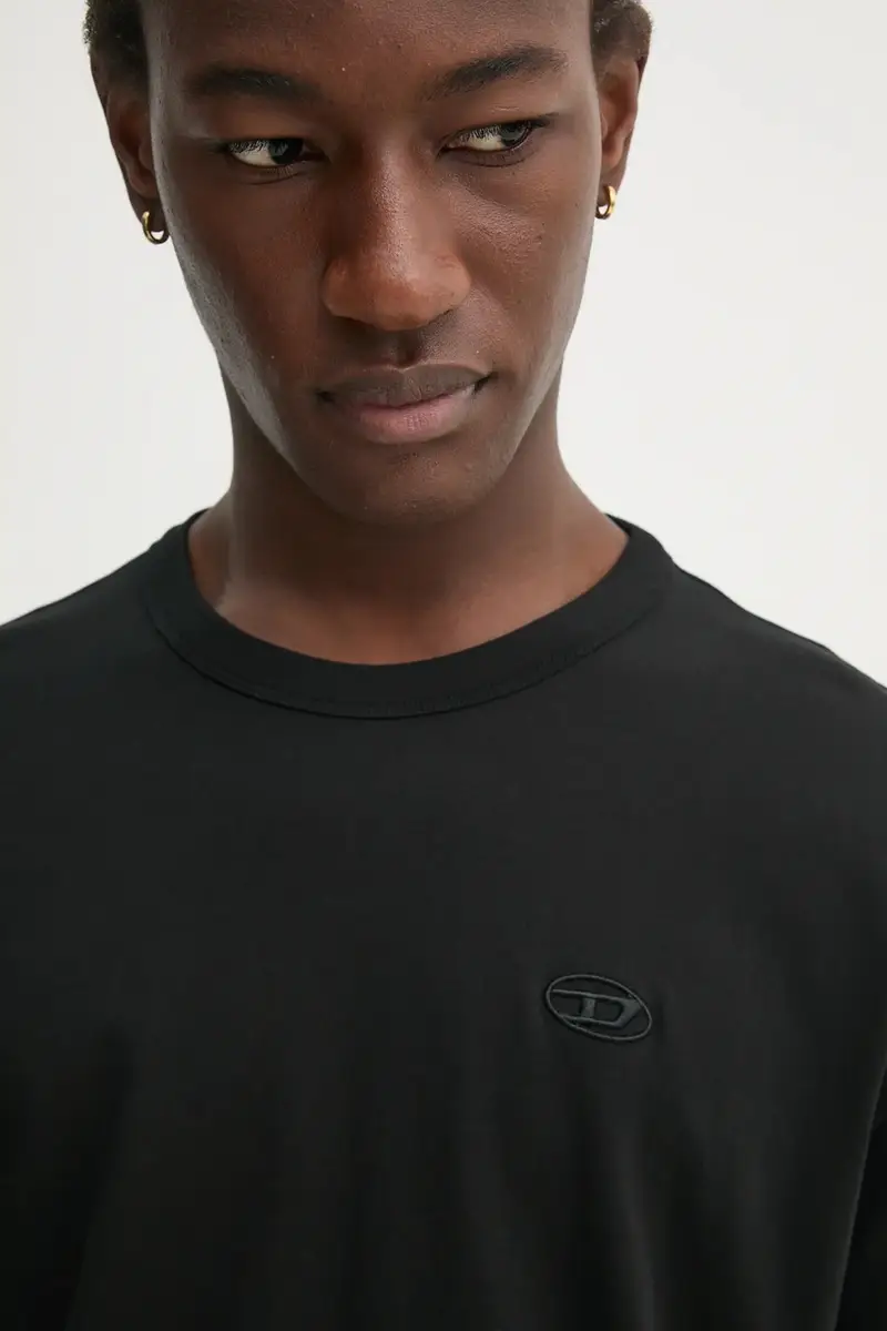 Diesel T-shirt Uomo Nero 3150458 miniatura 5
