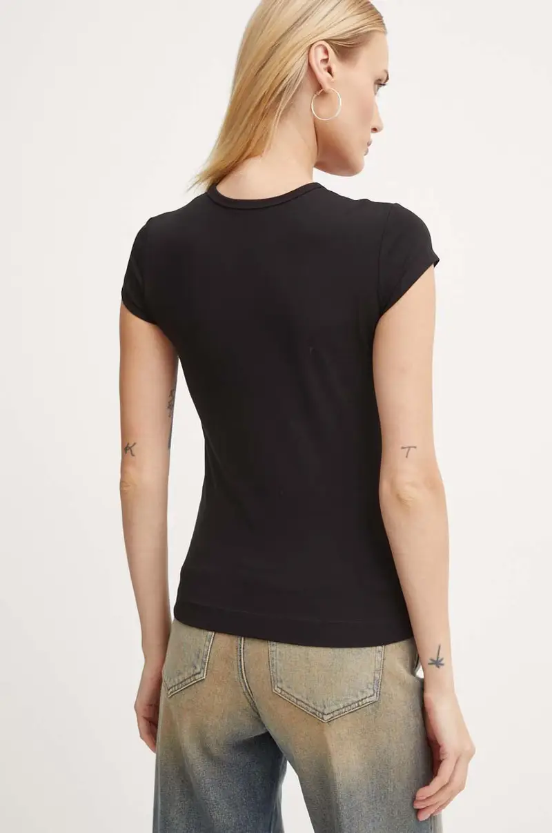 Diesel T-shirt Donna Nero 3262365 miniatura 3