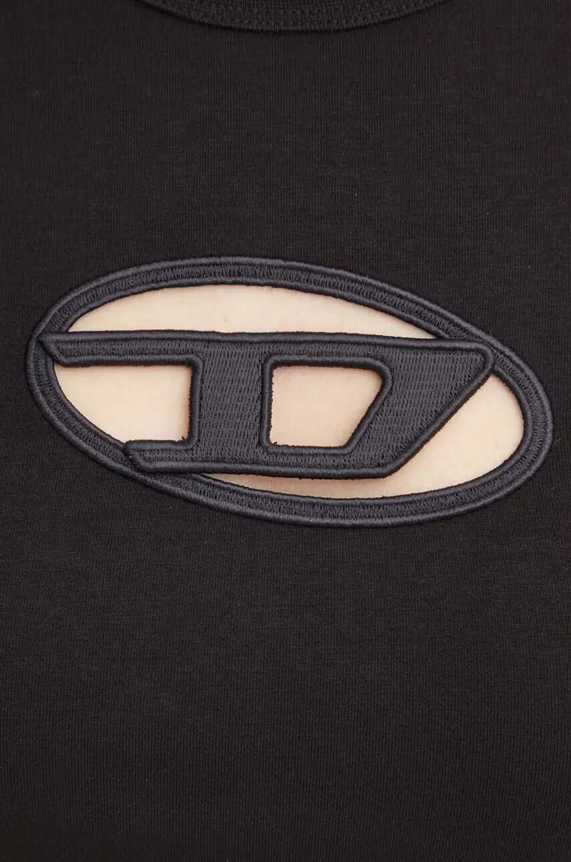 Diesel T-shirt Donna Nero 3262365 miniatura 5