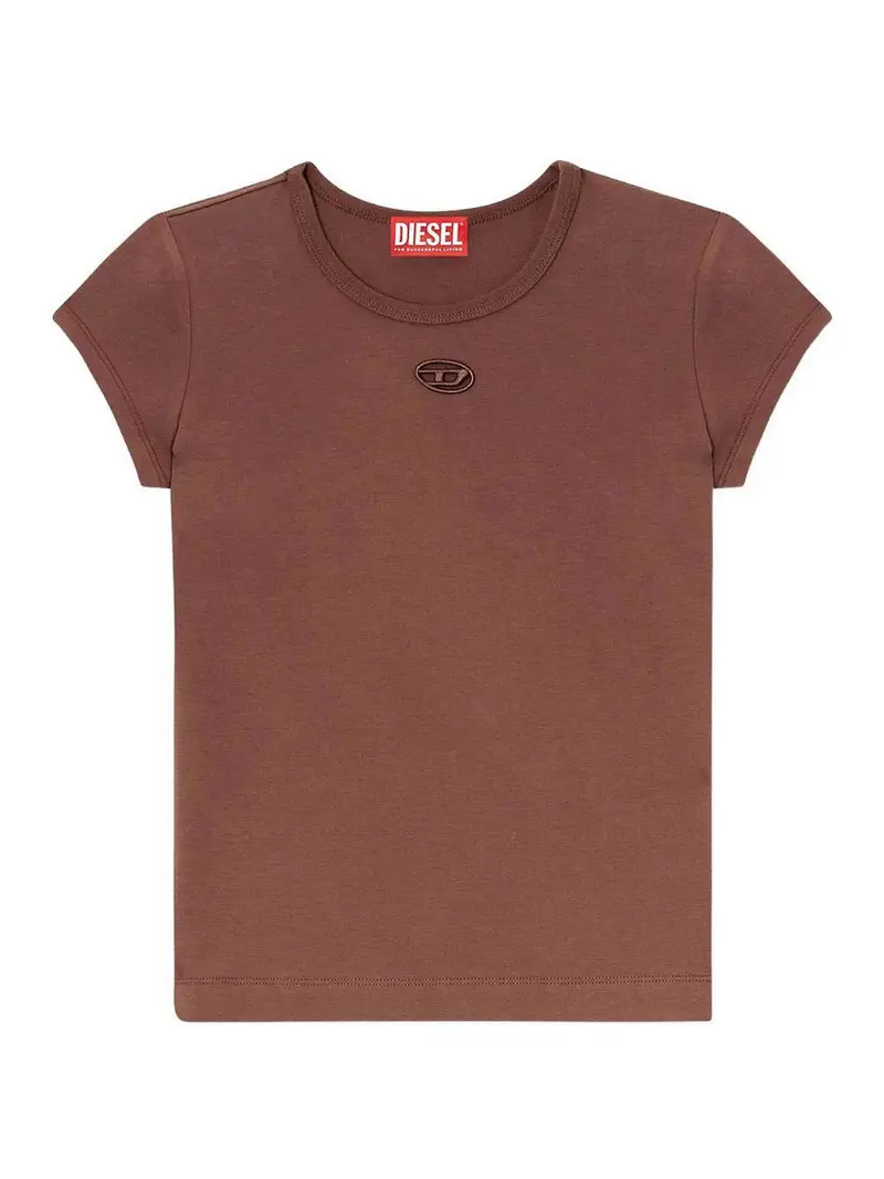 Diesel T-shirt Marrone 4002459