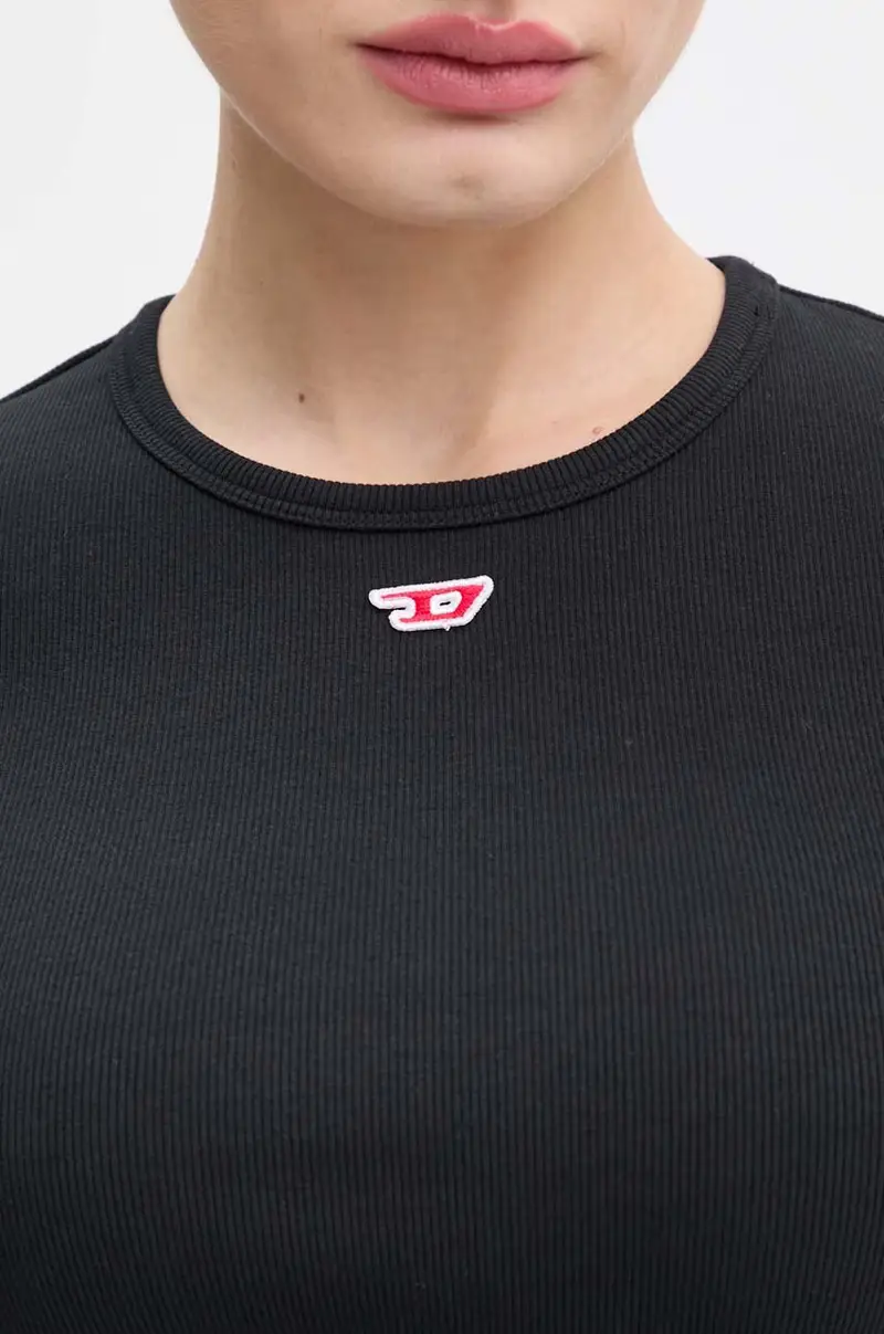 Diesel T-shirt Donna Nero 3262385 miniatura 4