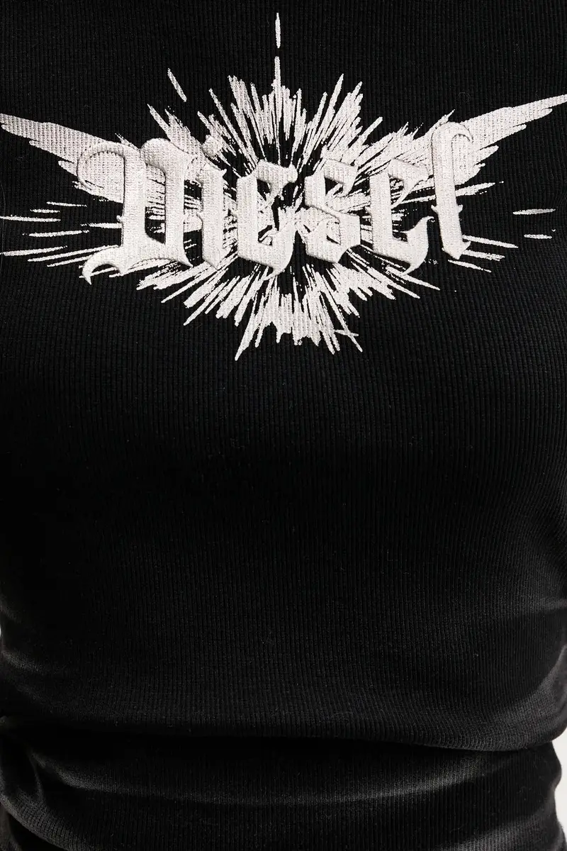 Diesel T-shirt Donna Nero 3275450 miniatura 5