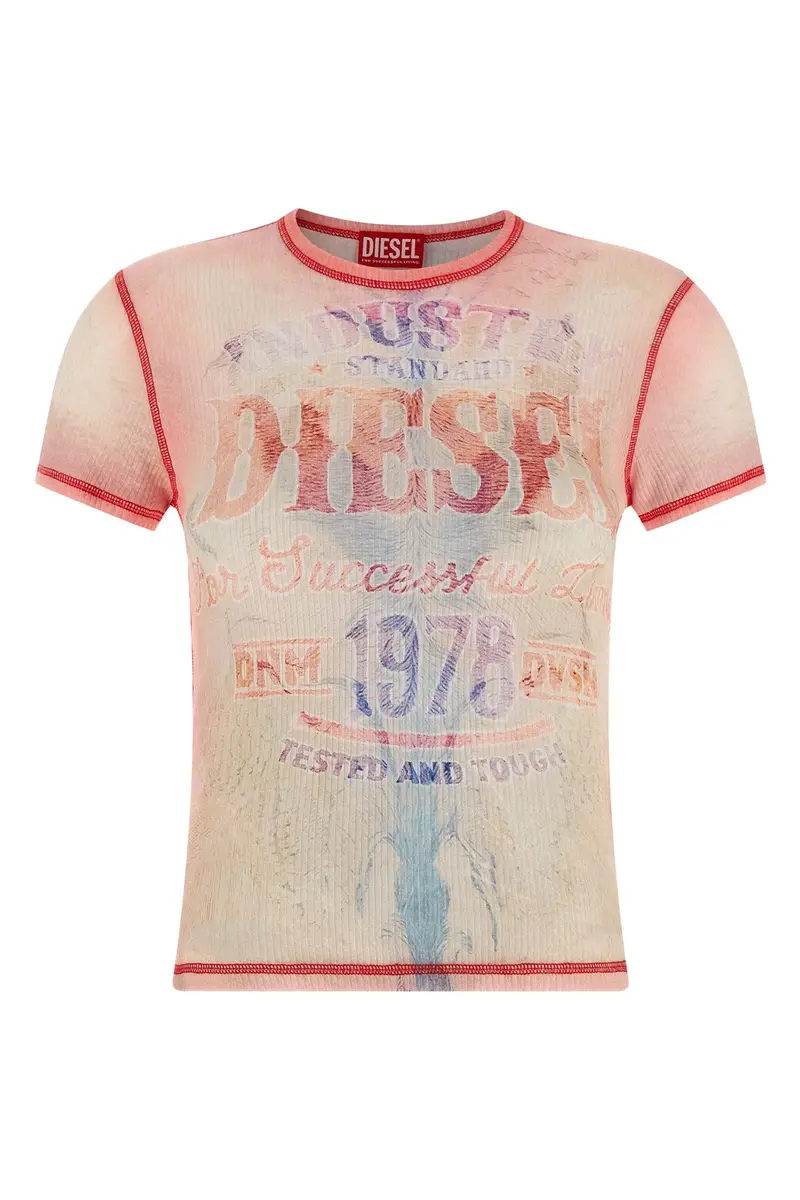 Diesel T-shirt Rosa 4256845