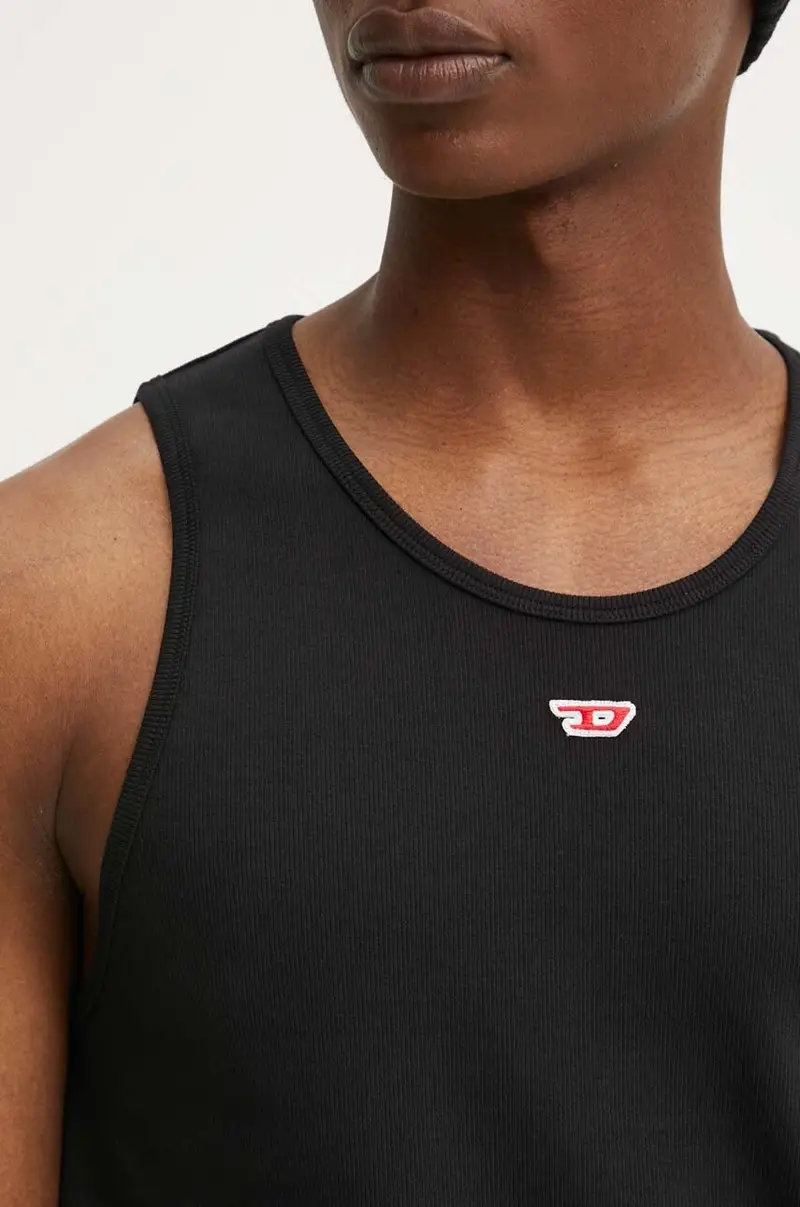 Diesel T-shirt Uomo Nero 3881085 miniatura 5