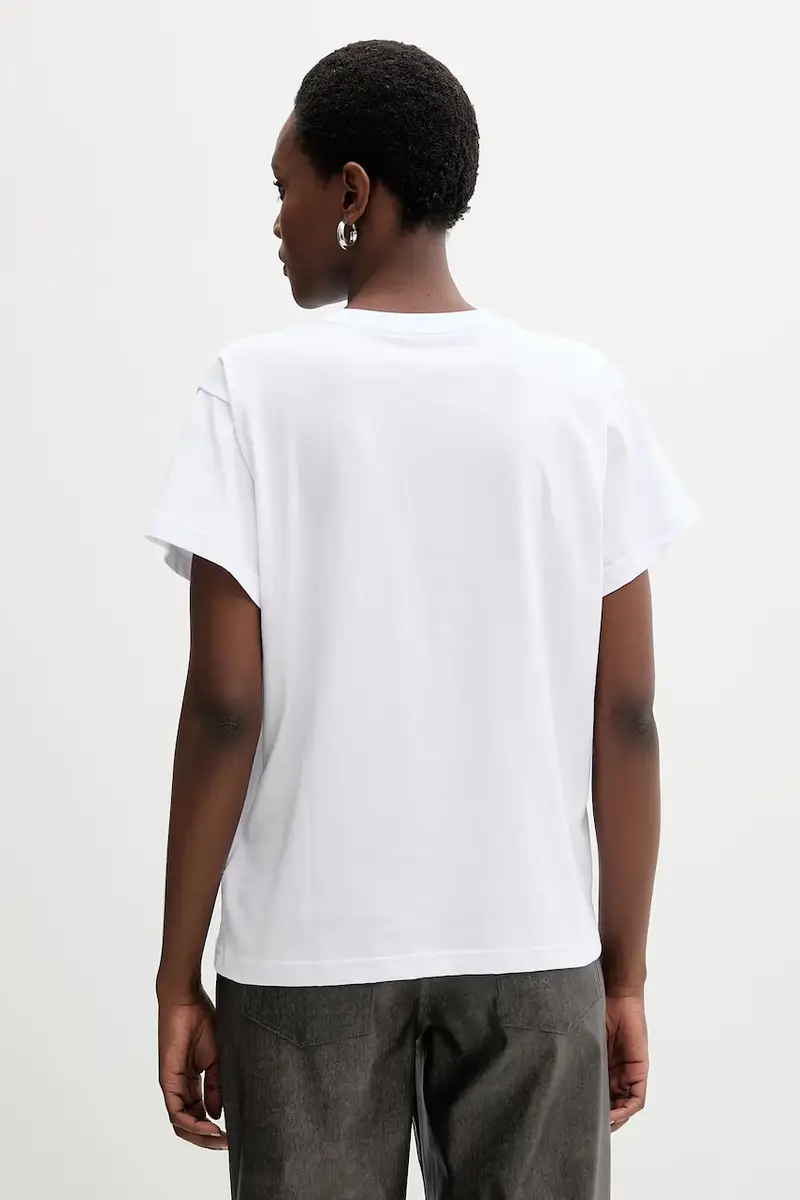 Diesel T-shirt Donna Bianco 3243334 miniatura 3