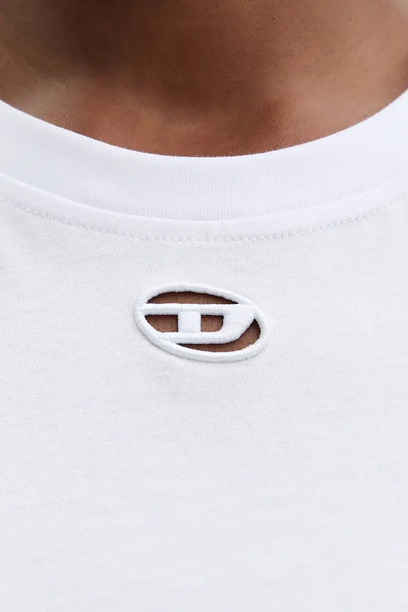 Diesel T-shirt Donna Bianco 3243334 miniatura 5