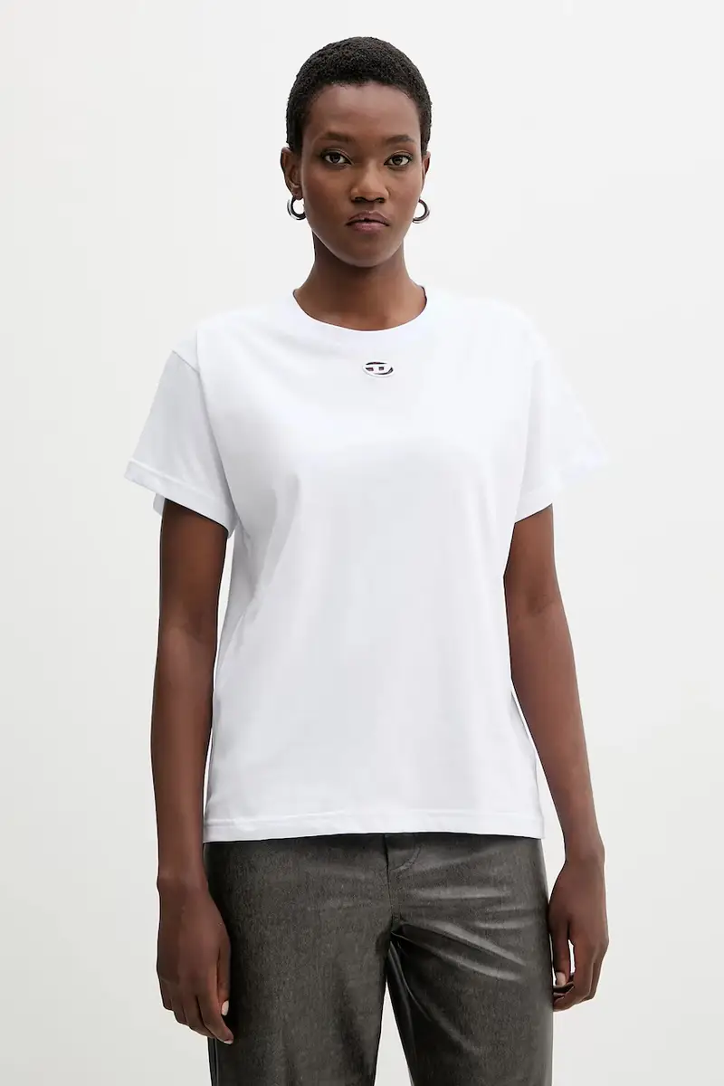 Diesel T-shirt Donna Bianco 3243334