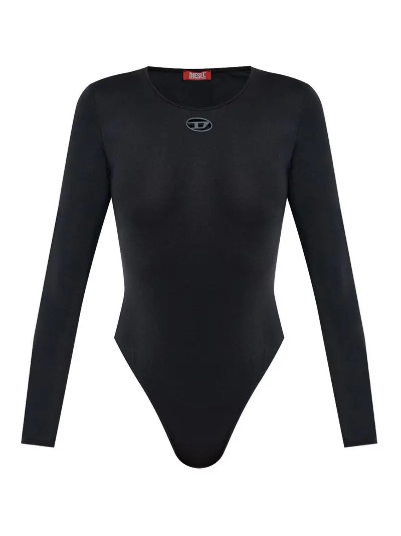 Testa nera a maniche lunghe Nero