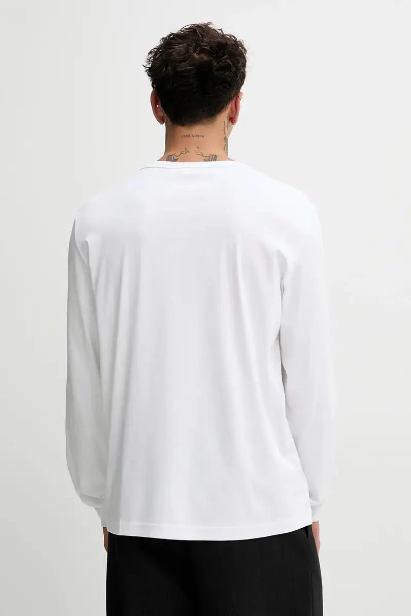 top a maniche lunghe in cotone T-MADJUST-LS-T1 colore bianco A18723.0PJBG miniatura 3