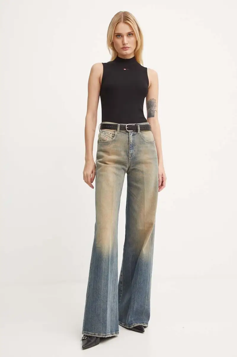 Diesel Top Donna Nero 3149670 miniatura 2