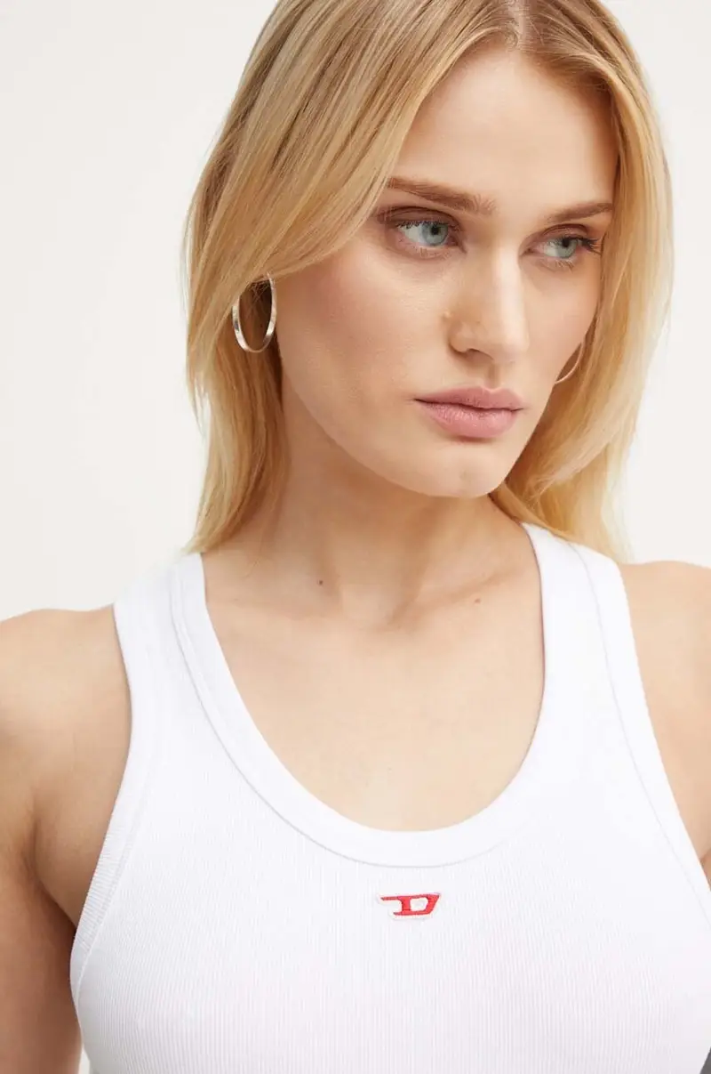 Diesel Top Donna Bianco 3880864 miniatura 4