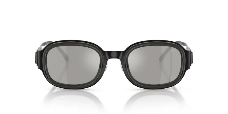 Unisex DIESEL DL1020 10026G Occhiali da sole Metallo Nero Nero Squadrata Normale miniatura 3