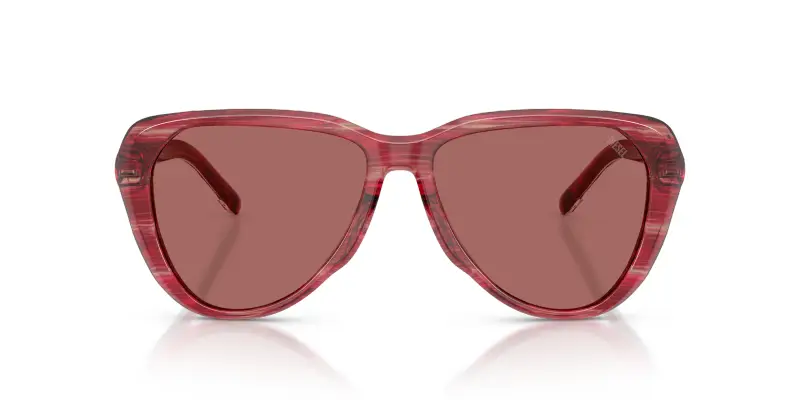 Unisex DIESEL DL2011U 203869 Occhiali da sole Acetato Rosso Viola Pilot Normale miniatura 3