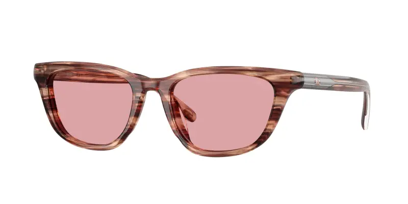 Unisex DIESEL DL2012U 203684 Occhiali da sole Acetato Marrone Viola Cat Eye Normale