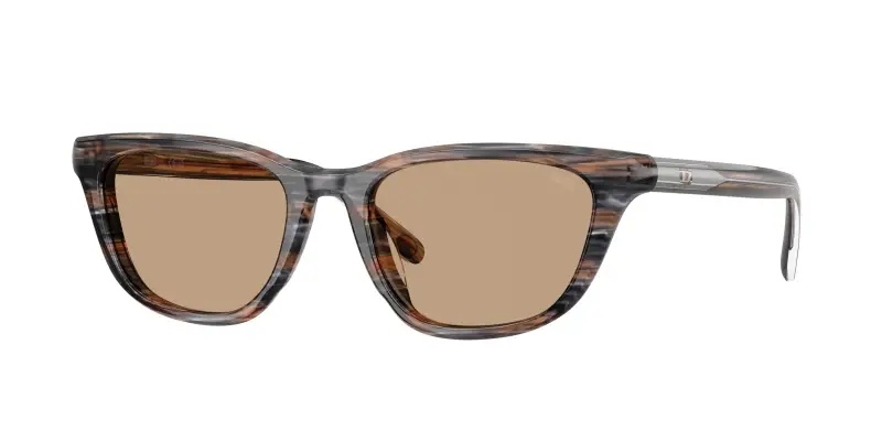 Unisex DIESEL DL2012U 203963 Occhiali da sole Acetato Grigio Marrone Cat Eye Normale