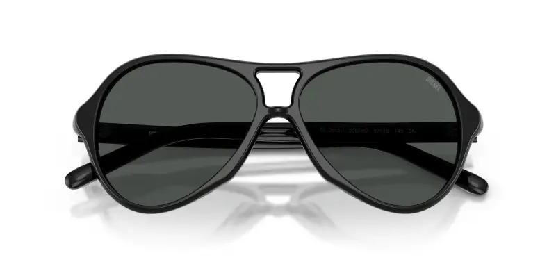 Unisex DIESEL DL2013U 200187 Occhiali da sole Acetato Nero Nero Pilot Normale miniatura 2