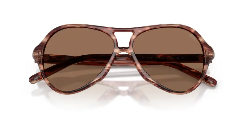 Unisex DIESEL DL2013U 203673 Occhiali da sole Acetato Marrone Marrone Pilot Normale miniatura 2
