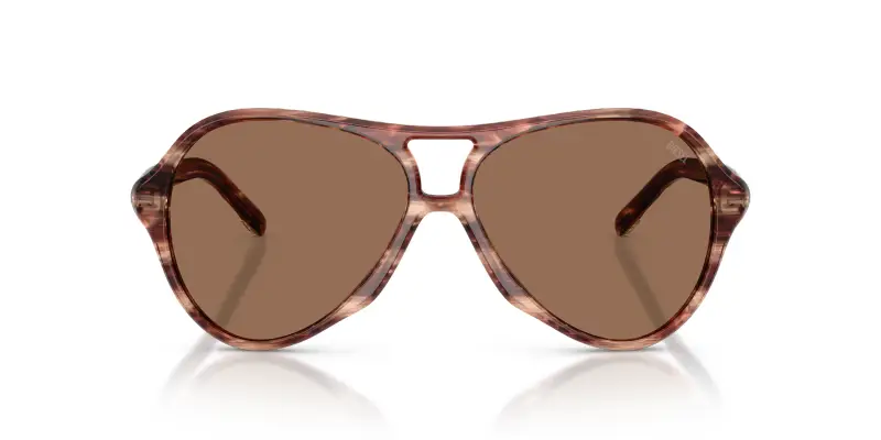 Unisex DIESEL DL2013U 203673 Occhiali da sole Acetato Marrone Marrone Pilot Normale miniatura 3