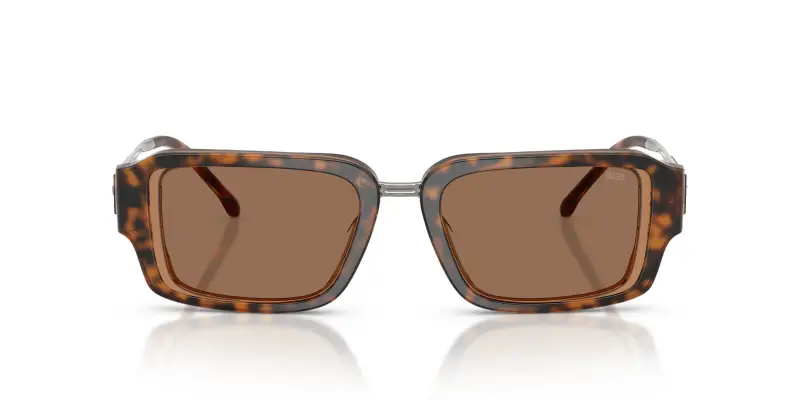 Unisex DIESEL DL2016U 205073 Occhiali da sole Acetato Tartaruga Marrone Squadrata Normale miniatura 3