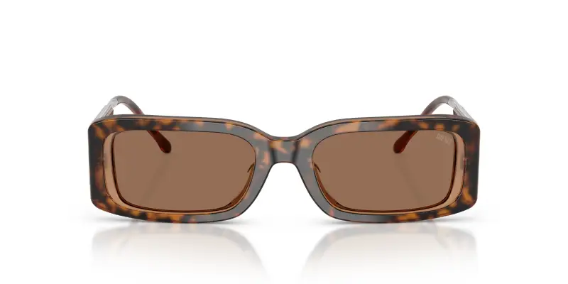 Unisex DIESEL DL2017U 205073 Occhiali da sole Acetato Tartaruga Marrone Squadrata Normale miniatura 3