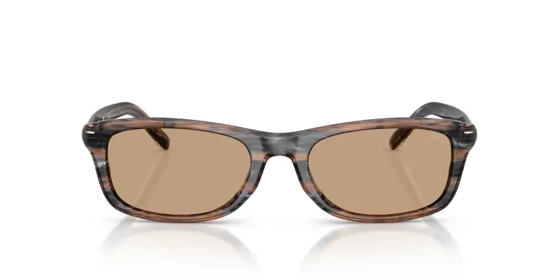 Unisex DIESEL DL2018U 203963 Occhiali da sole Acetato Grigio Marrone Squadrata Normale miniatura 3