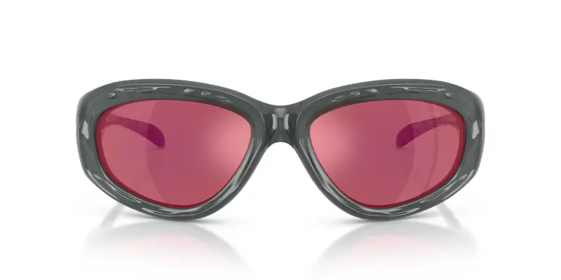 Unisex DIESEL DL3015U 2052D0 Occhiali da sole Iniettato Grigio Viola Pillow Specchiate miniatura 3