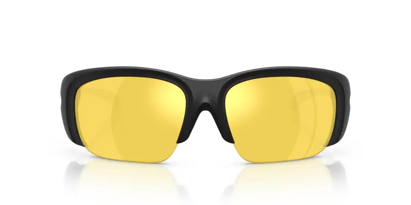 Unisex DIESEL DL3016U 2002V9 Occhiali da sole Iniettato Nero Giallo Pillow Normale miniatura 3