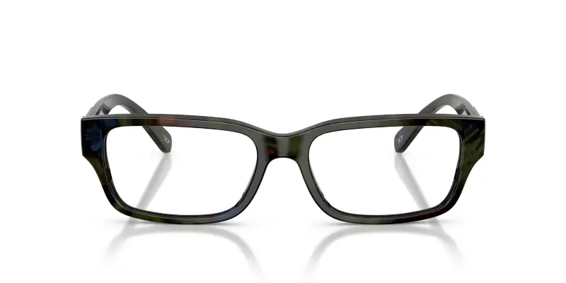 Unisex DIESEL DL4002 2042 Montature da vista Acetato Verde Trasparente Squadrata Normale miniatura 3