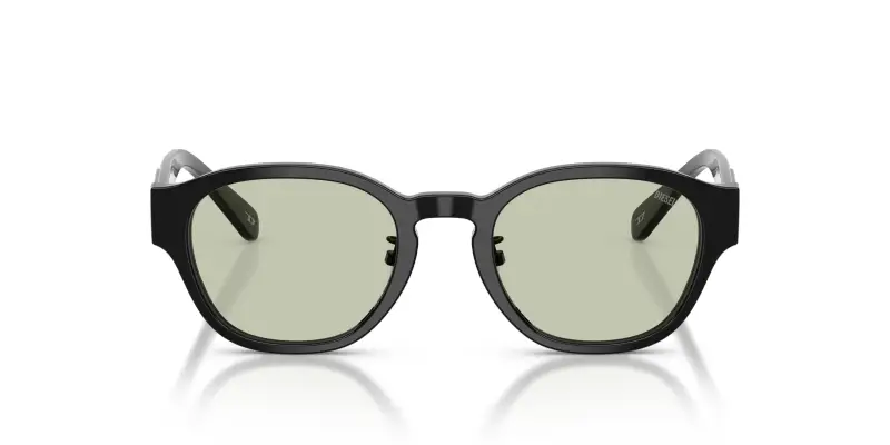 Unisex DIESEL DL4011D 2063 Montature da vista Acetato Nero Verde Squadrata Normale miniatura 3