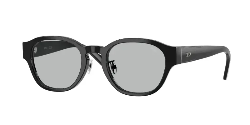Unisex DIESEL DL4011D 2064 Montature da vista Acetato Nero Grigio Squadrata Normale