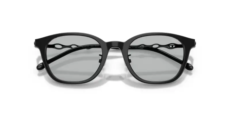 Unisex DIESEL DL4013D 2064 Montature da vista Acetato Nero Grigio Pantos Normale miniatura 2