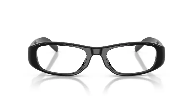 Unisex DIESEL DL4014U 2001 Montature da vista Acetato Nero Trasparente Pillow Normale miniatura 3