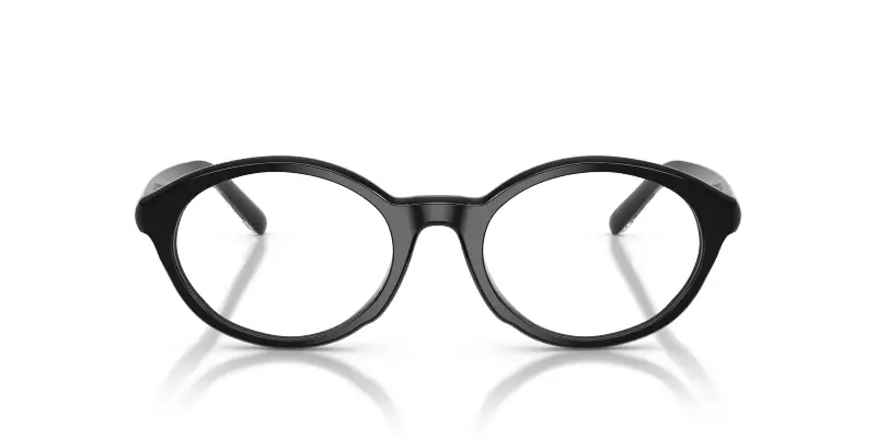 Unisex DIESEL DL4015U 2001 Montature da vista Acetato Nero Trasparente Rotonda Normale miniatura 3