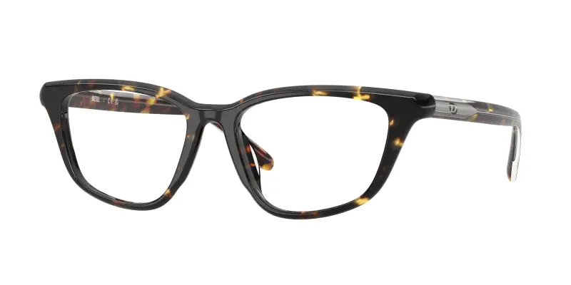 Unisex DIESEL DL4016F 2017 Montature da vista Acetato Tartaruga Trasparente Cat Eye Normale