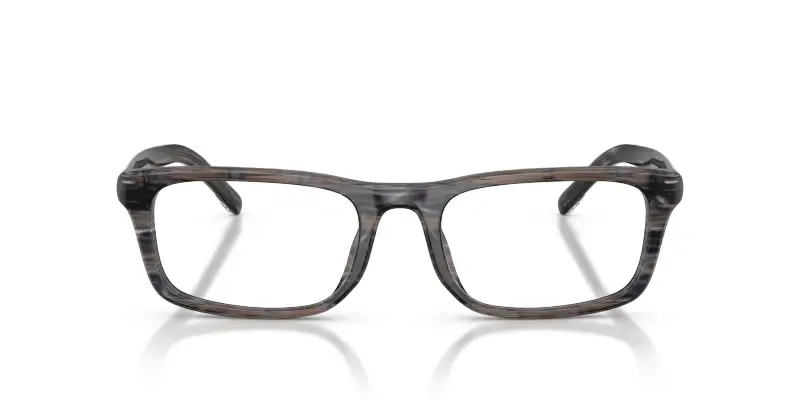 Unisex DIESEL DL4017U 2039 Montature da vista Acetato Grigio Trasparente Squadrata Normale miniatura 3