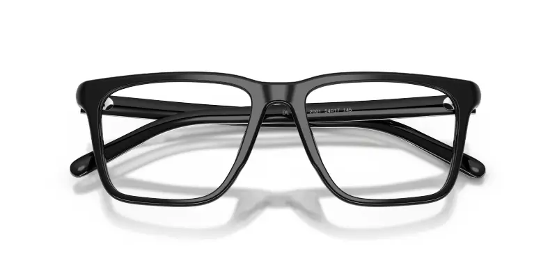 Unisex DIESEL DL4018U 2001 Montature da vista Acetato Nero Trasparente Squadrata Normale miniatura 2