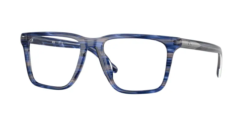Unisex DIESEL DL4018U 2037 Montature da vista Acetato Blu Trasparente Squadrata Normale