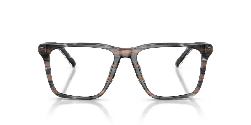 Unisex DIESEL DL4018U 2039 Montature da vista Acetato Grigio Trasparente Squadrata Normale miniatura 3