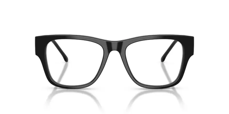 Unisex DIESEL DL4019U 2044 Montature da vista Acetato Nero Trasparente Squadrata Normale miniatura 3