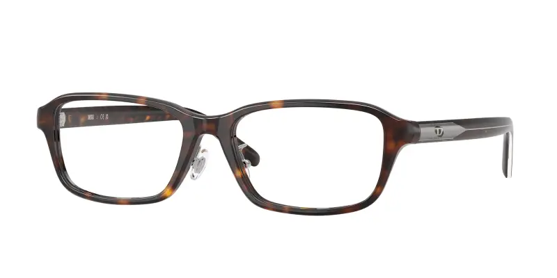 Unisex DIESEL DL4020D 2003 Montature da vista Acetato Tartaruga Trasparente Rotonda Normale