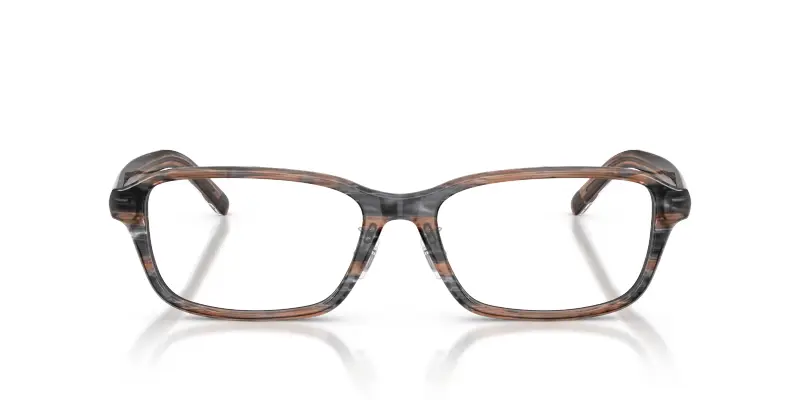 Unisex DIESEL DL4020D 2039 Montature da vista Acetato Grigio Trasparente Rotonda Normale miniatura 3