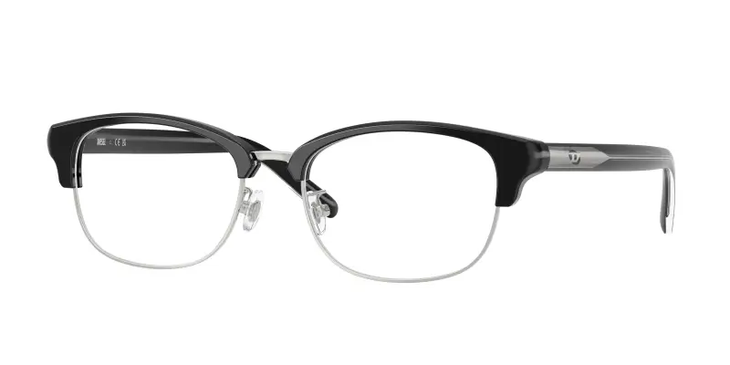 Unisex DIESEL DL4021D 2001 Montature da vista Acetato Nero Trasparente Rotonda Normale