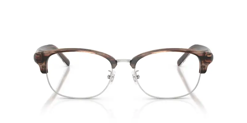 Unisex DIESEL DL4021D 2036 Montature da vista Acetato Marrone Trasparente Rotonda Normale miniatura 3
