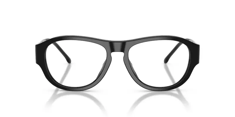Unisex DIESEL DL4022U 2044 Montature da vista Acetato Nero Trasparente Squadrata Normale miniatura 3