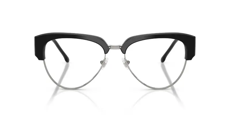 Unisex DIESEL DL4023 2044 Montature da vista Acetato Nero Trasparente Rotonda Normale miniatura 3